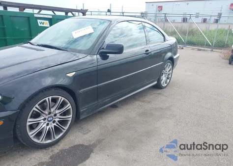 2004 BMW 330Ci из США, поврежденный, VIN WBABD53424PD98513